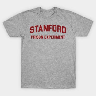 Stanford Prison Experiment (Red Text) T-Shirt